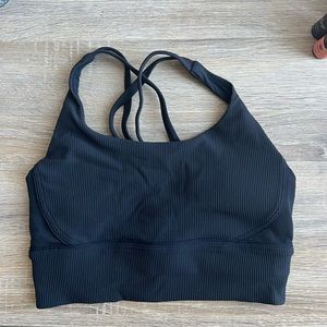 SOLD: Lululemon Wunder Train Longline Bra Ribbed